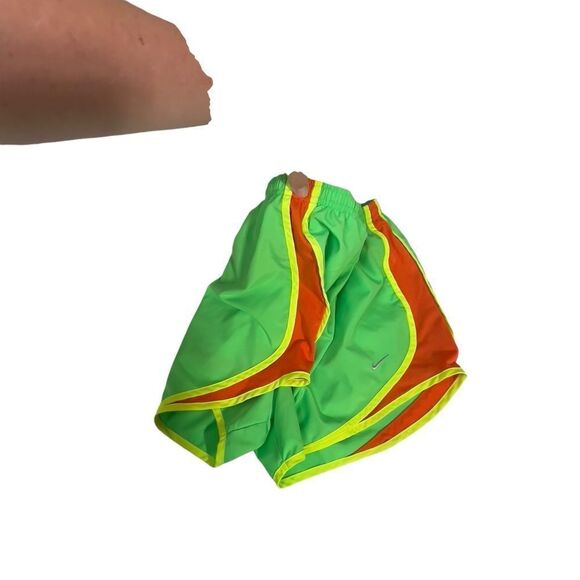 Nike Neon Green Yellow Athletic Running Shorts large - Picture 6 of 12